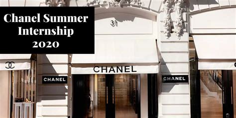 chanel summer internship.